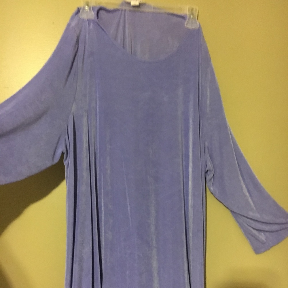 Coldwater creek 3x tunic purple long sleeve...